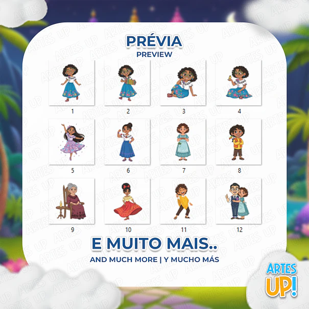 Kit Digital PNG Encanto Disney 2