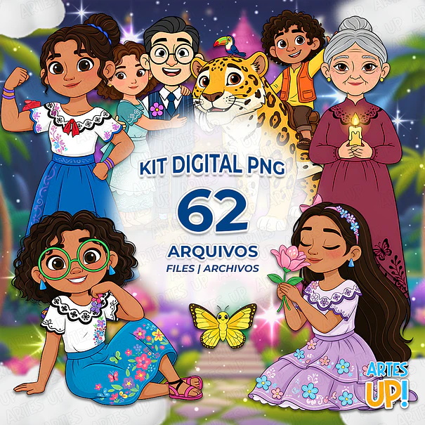 Kit Digital PNG Encanto Disney 1