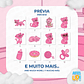 Kit digital PNG de imágenes prediseñadas de la Pantera Rosa bebé - Miniatura 2