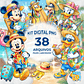 Kit digital de imágenes prediseñadas PNG de vacaciones de Disney - Miniatura 1