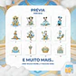 Kit Digital PNG Disney Realeza azul Clipart  - Miniatura 2