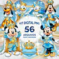 Kit Digital PNG Disney Realeza azul Clipart  - Miniatura 1