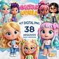 Kit Digital PNG Avatar World Clipart  - thumbnail 1