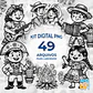 Kit digital PNG de Cordel encantado - Miniatura 1