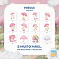 Kit Digital PNG Pato Fofo de Galocha rosa Clipart  - Thumbnail 2