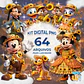 Kit Digital PNG Disney Festa Junina Girassol Clipart  - Thumbnail 1