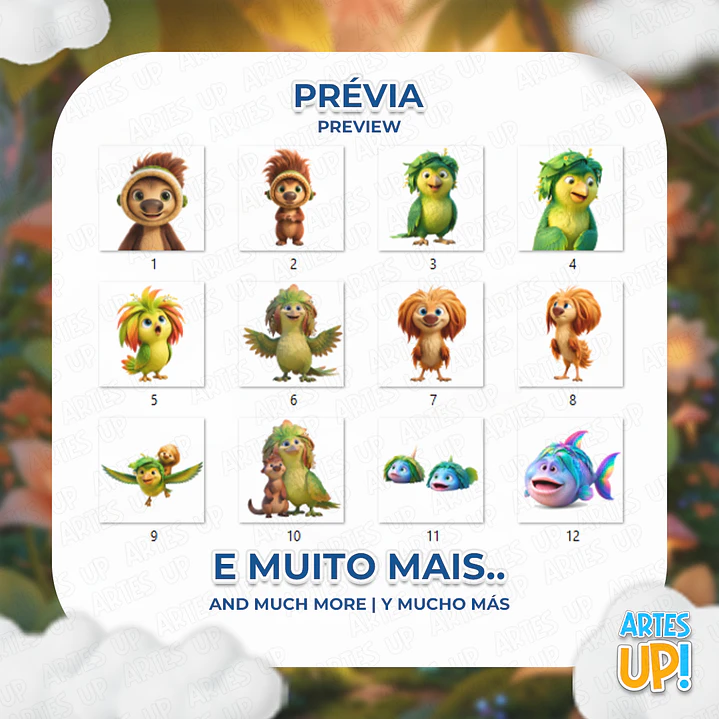 Kit digital PNG como imágenes prediseñadas de la película Mágica 2