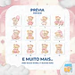 Kit Digital PNG Ursa Baby Rosa Aquarela - Miniatura 2