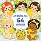 Kit Digital PNG Menina Limão Siciliano Baby - Miniatura 1