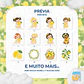 Kit Digital PNG Menina Limão Siciliano Baby - Miniatura 2