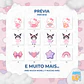 Kit Digital PNG Hello Kitty e Kuromi - thumbnail 2