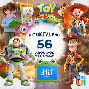 Kit Digital PNG Toy Story 5 3D
