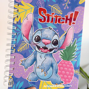 Planner sin fechar Stitch nº1