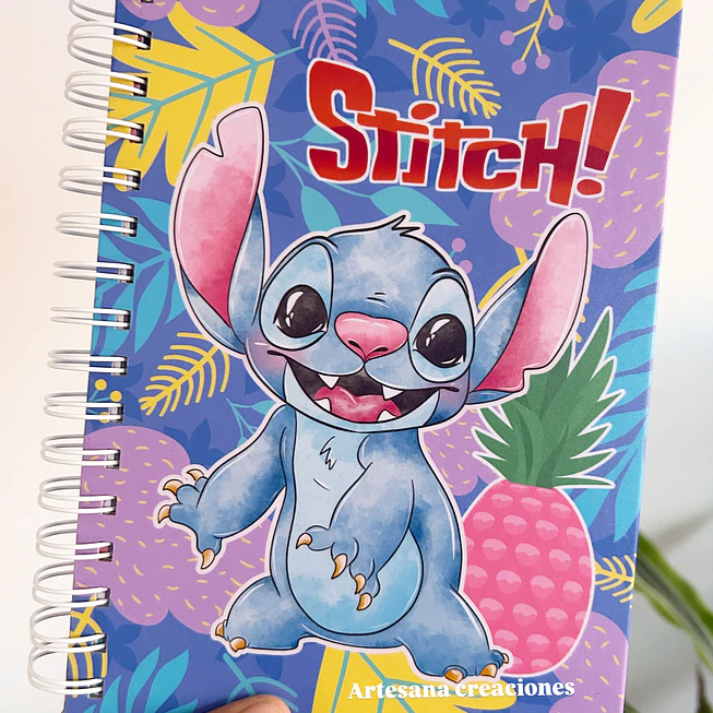 Planner sin fechar Stitch nº1 1
