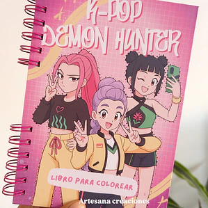 Libro para colorear K-POP Demon Hunter