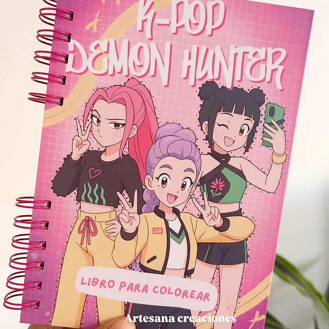 Libro para colorear K-POP Demon Hunter 1