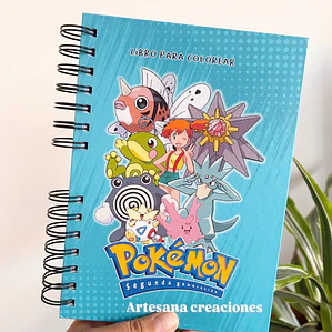 Libro para colorear Pokemon 2ª Generación