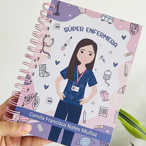 Portada planner profesiones personalizada con avatar