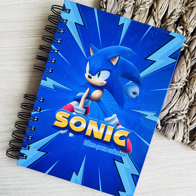 Libro para colorear Sonic 1