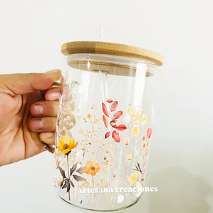 Taza Flower con asa