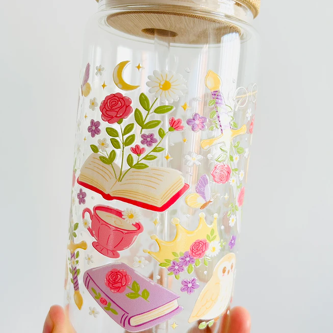 Vaso Tapa bambú Fantasía Literaria 1 1