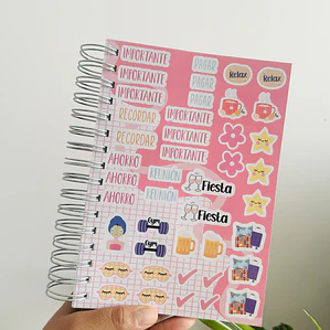 Hoja de stickers para planner