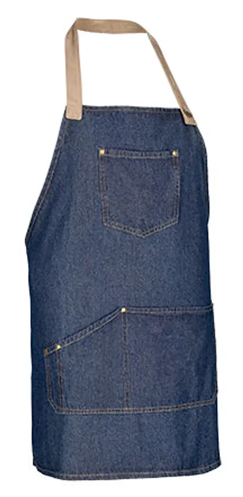 Delantal MARLON (azul denim / unica)