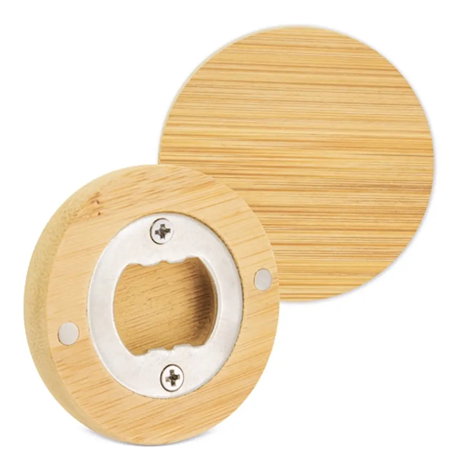 SACA-ROLHAS IMANTADO de BAMBU NATURAL 1