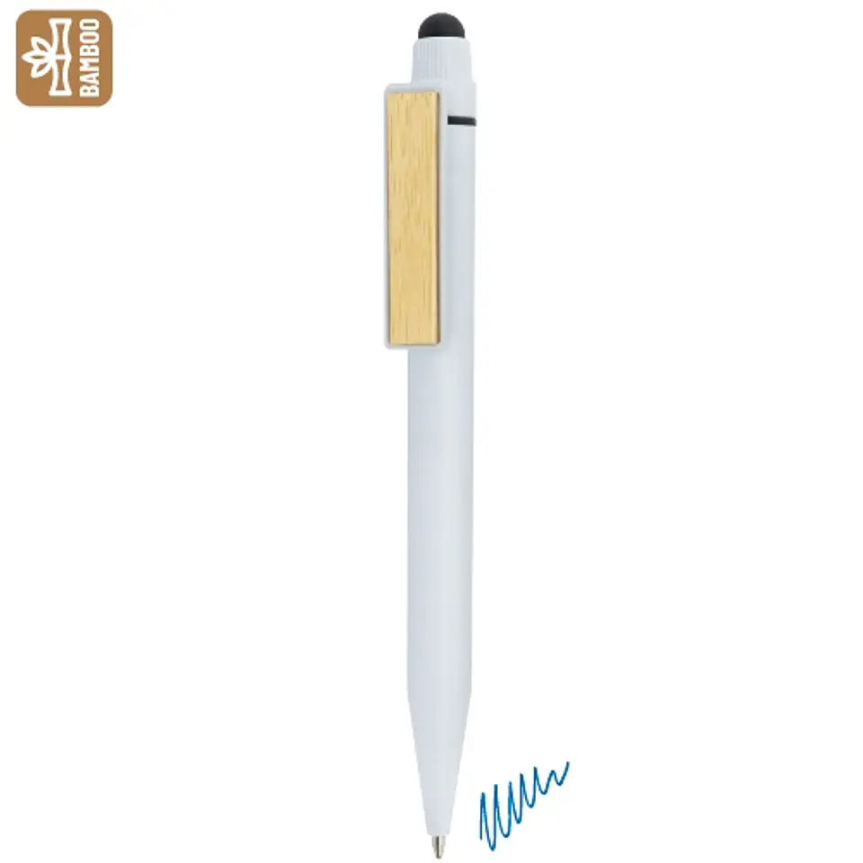 CANETA TOUCH COM CLIP BAMBU 