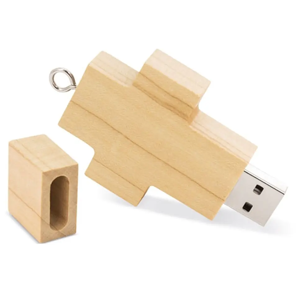 USB CRUZ DE BAMBÚ 32GB 1