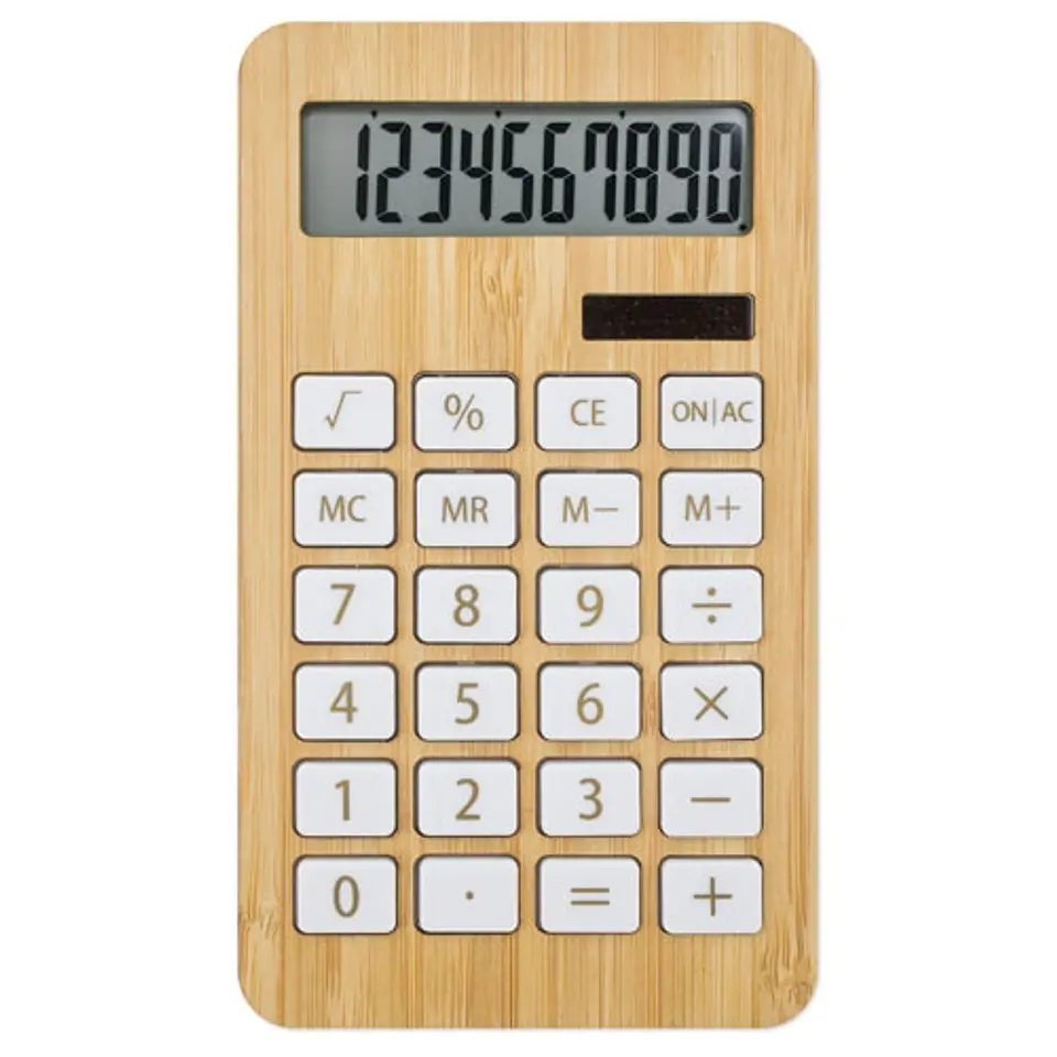 CALCULADORA BAMBÚ/FIBRA DE TRIGO 1