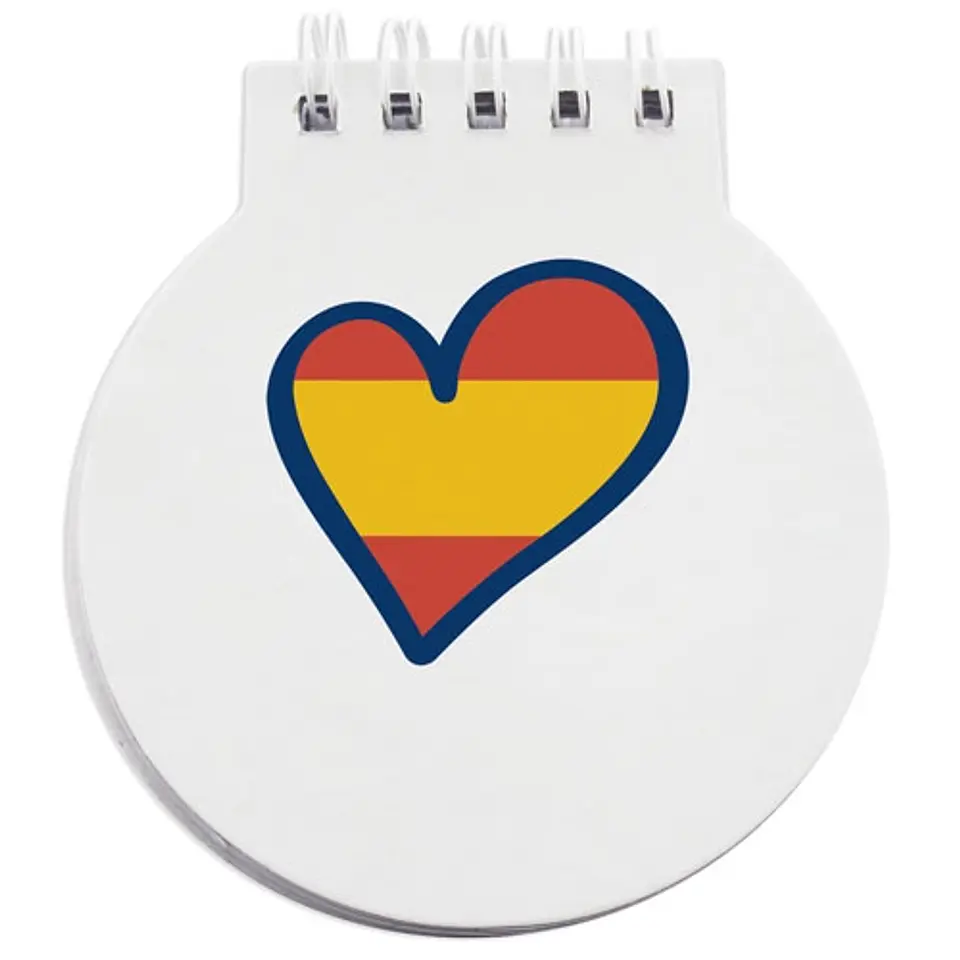 LIBRETA CORAZÓN ESPAÑA 1
