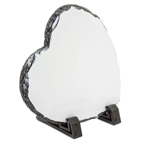 PORTA FOTOS DE PIZARRA CORAZÓN