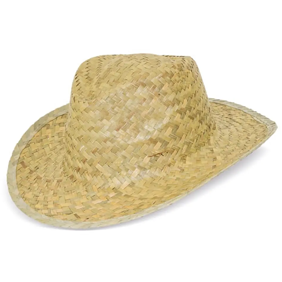 CHAPEU de PALHA VERDE fita interior 