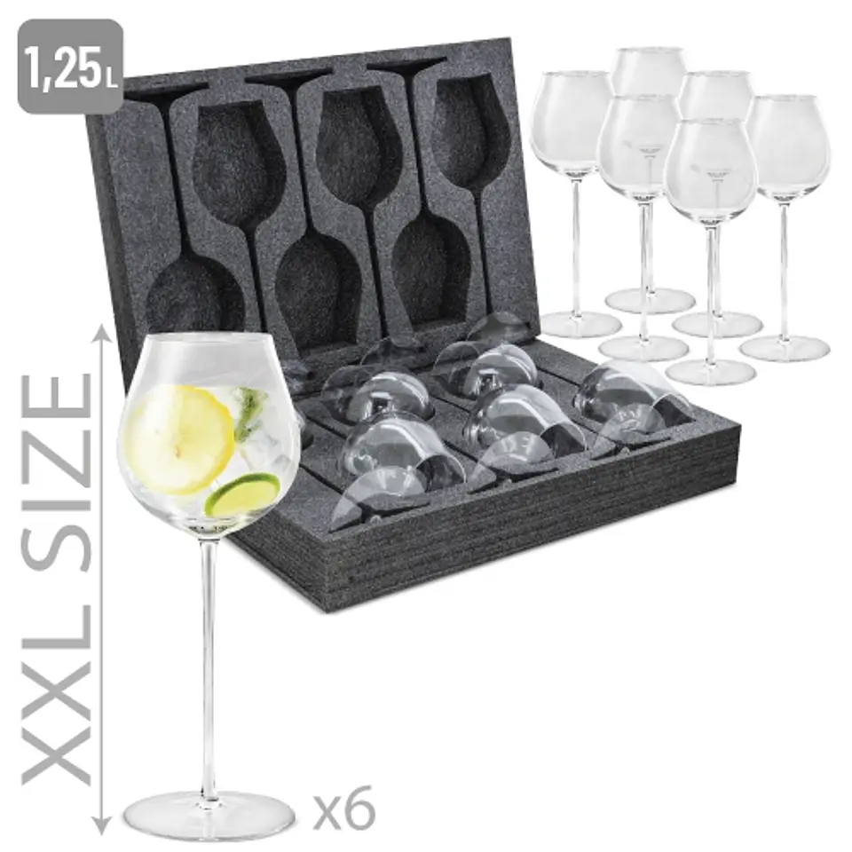 PACK 6 TAÇAS DE COCKTAIL GIANT 