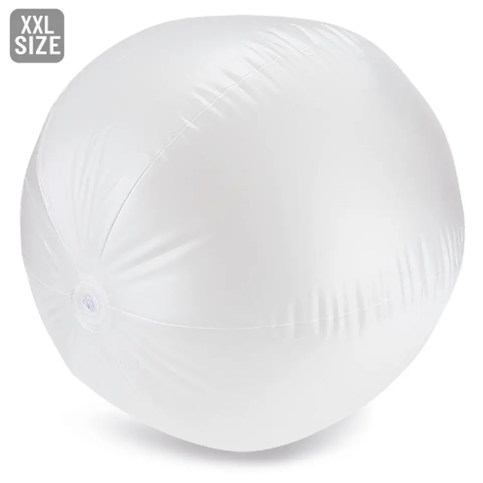 BOLA DE PRAIA BRANCO TRANSLUCIDO 