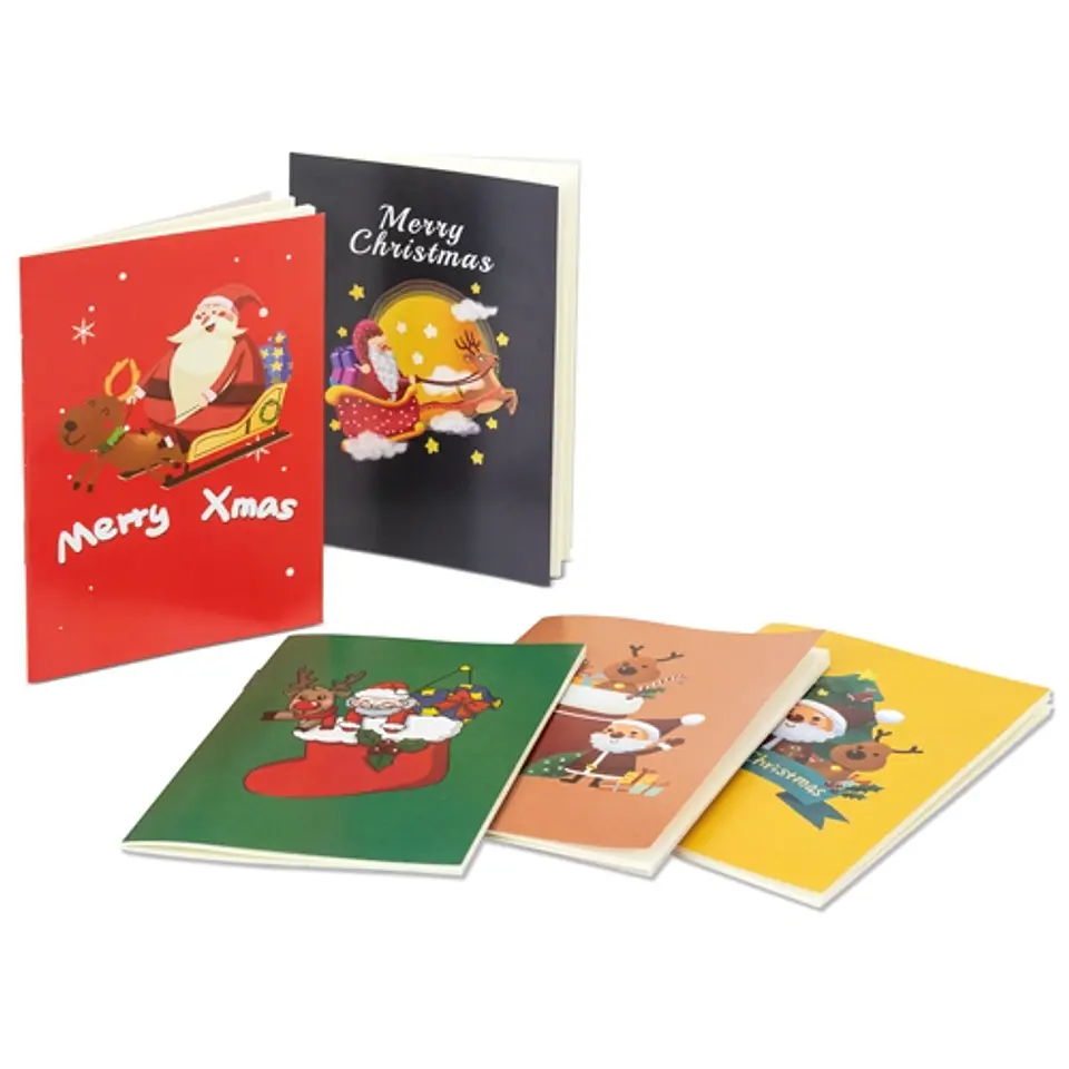 CONJUNTO DE 20 CADERNOS DE NATAL “ARTIKUM” 1