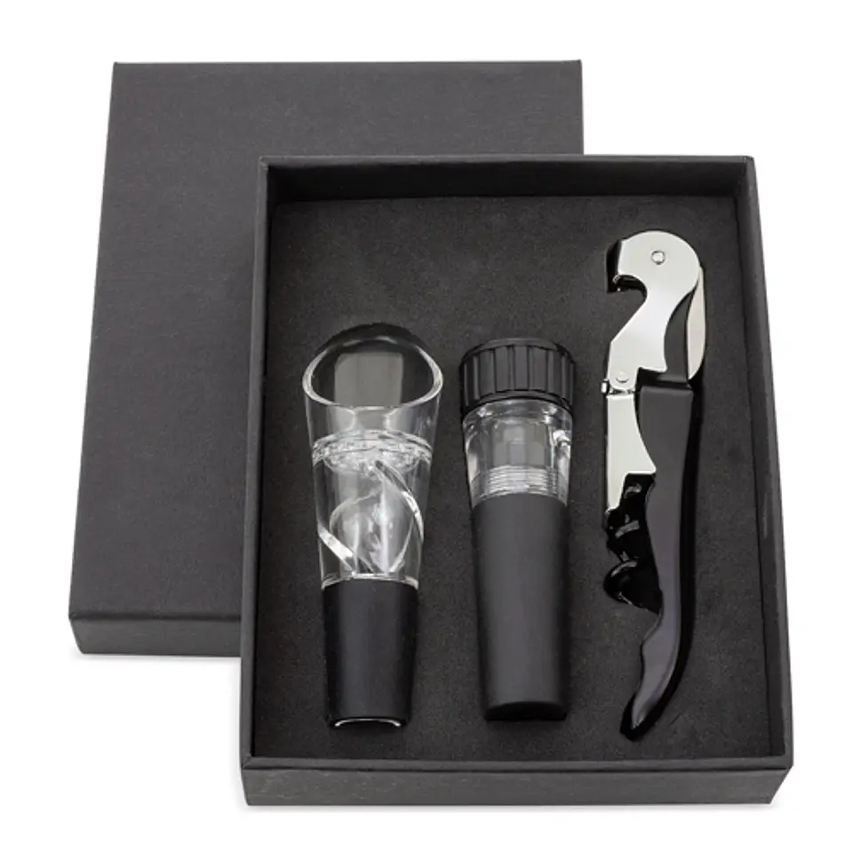 SET DE VINHO 3 PCS 