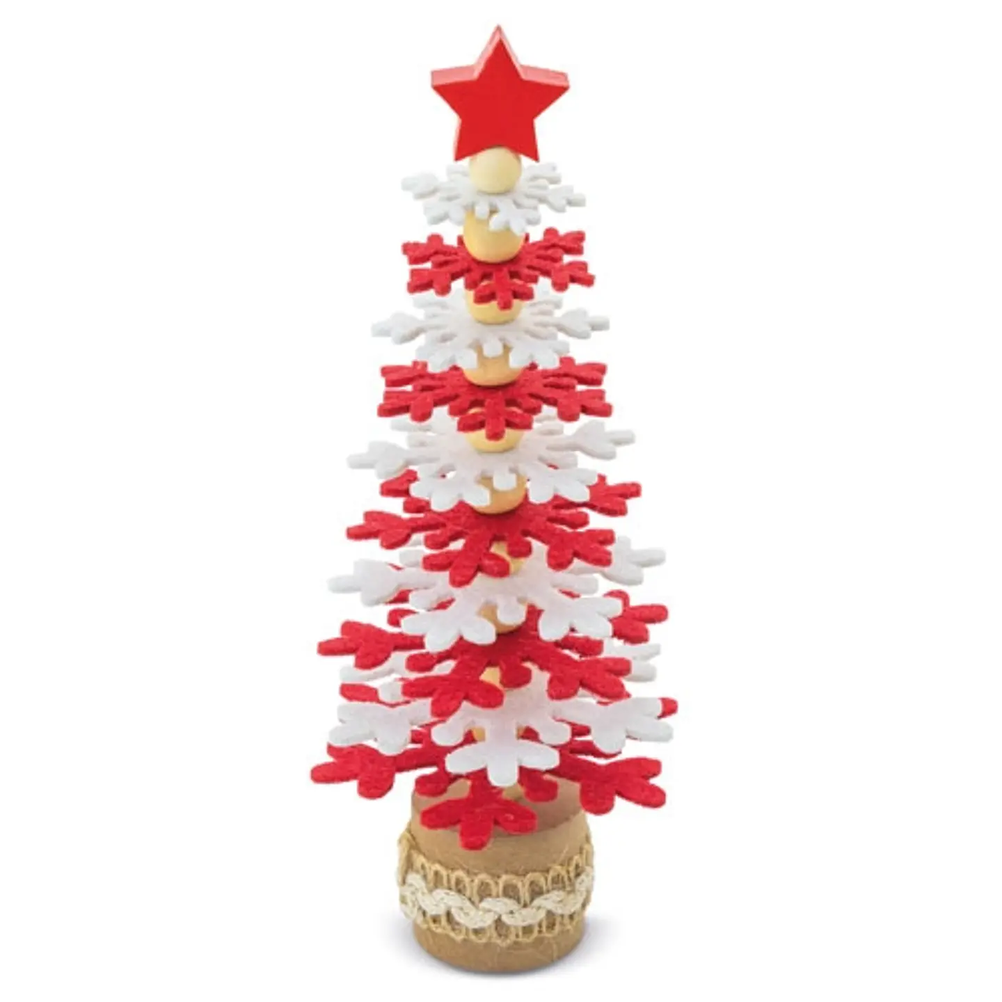 ÁRVORE DE NATAL EM RPET E MADEIRA RECICLADA 