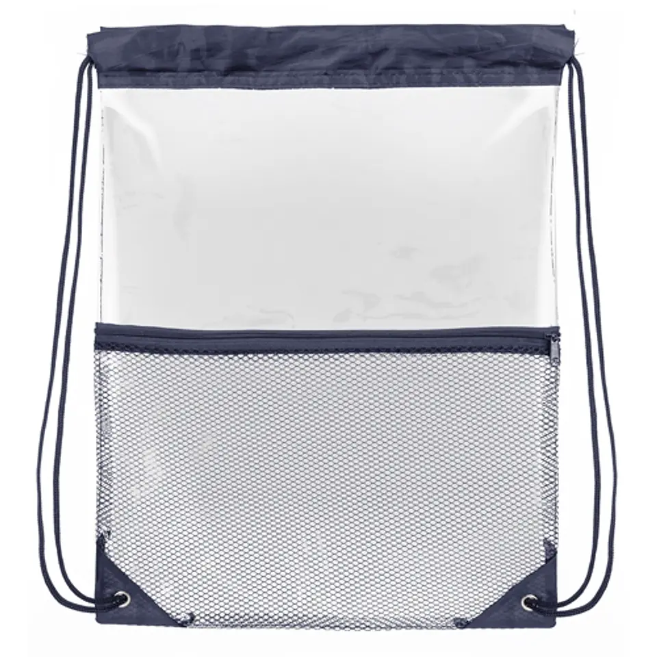 MOCHILA PVC TRANSPARENTE 