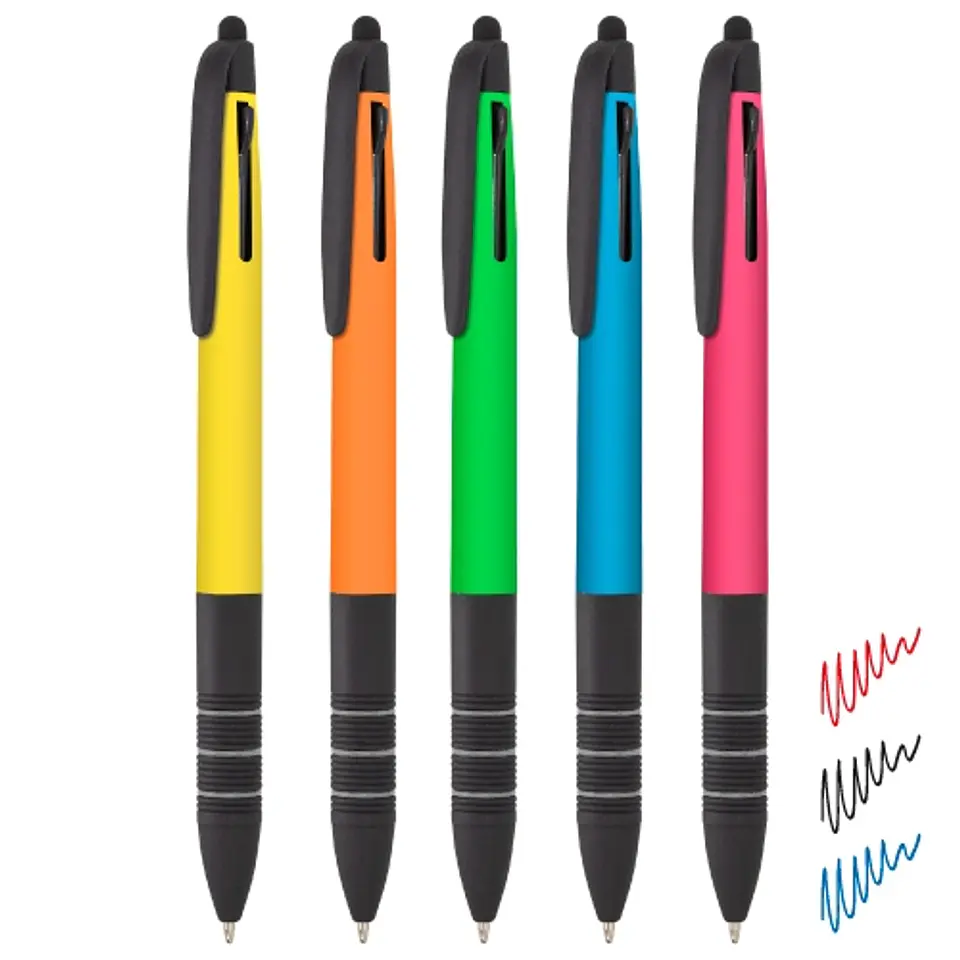 SET DE CANETAS PUNTEIRO DE 3 TINTAS 