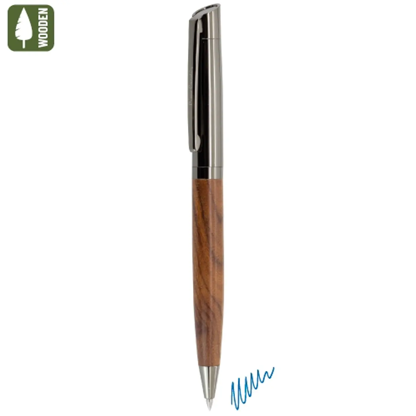 <p>CANETA MADEIRA/METAL PIERRE CARDIN “PANAMERA”</p> 1