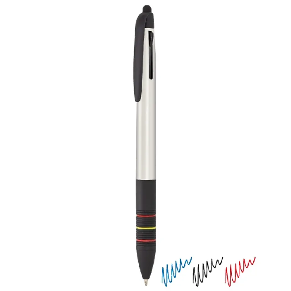 CANETA PONTEIRA 3 CORES BANDEIRA 