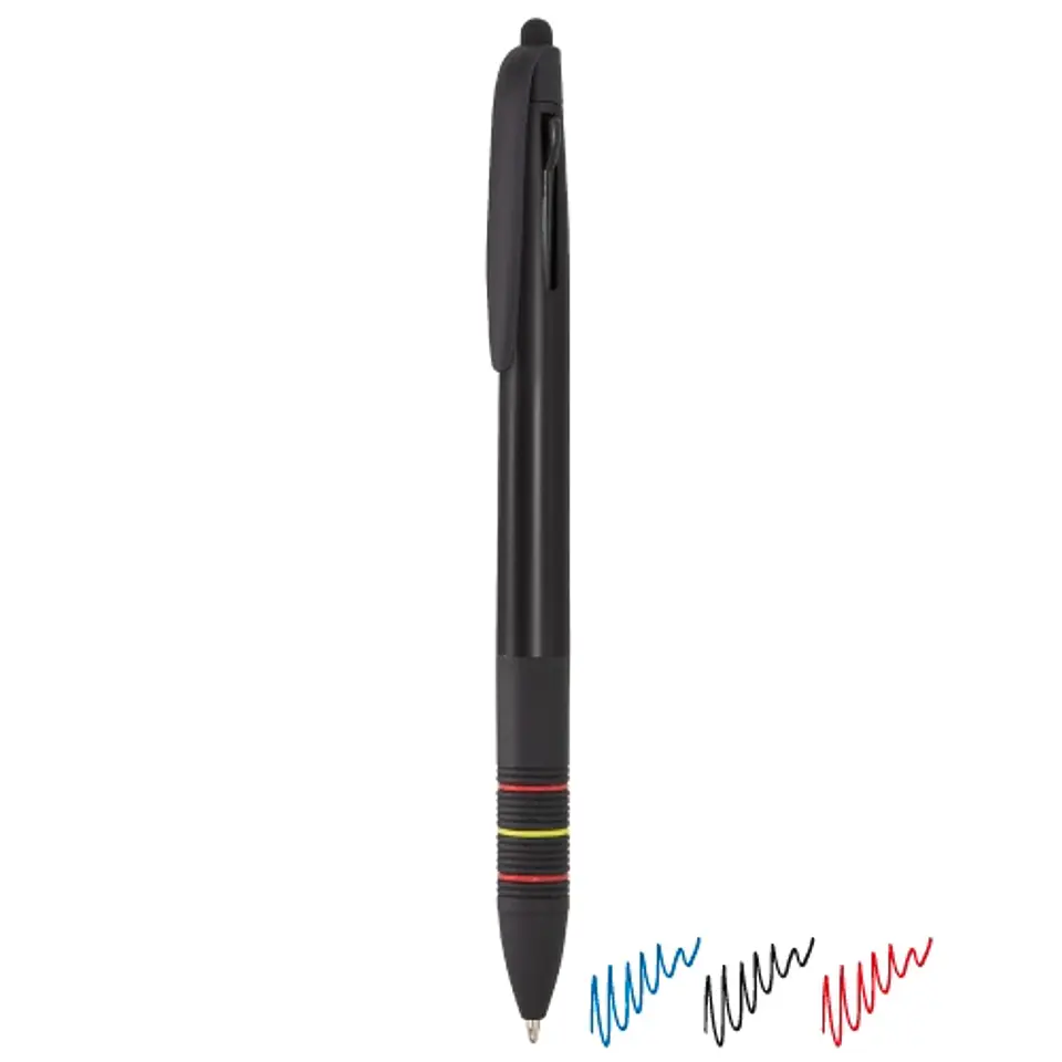 CANETA PONTEIRA 3 CORES BANDEIRA 