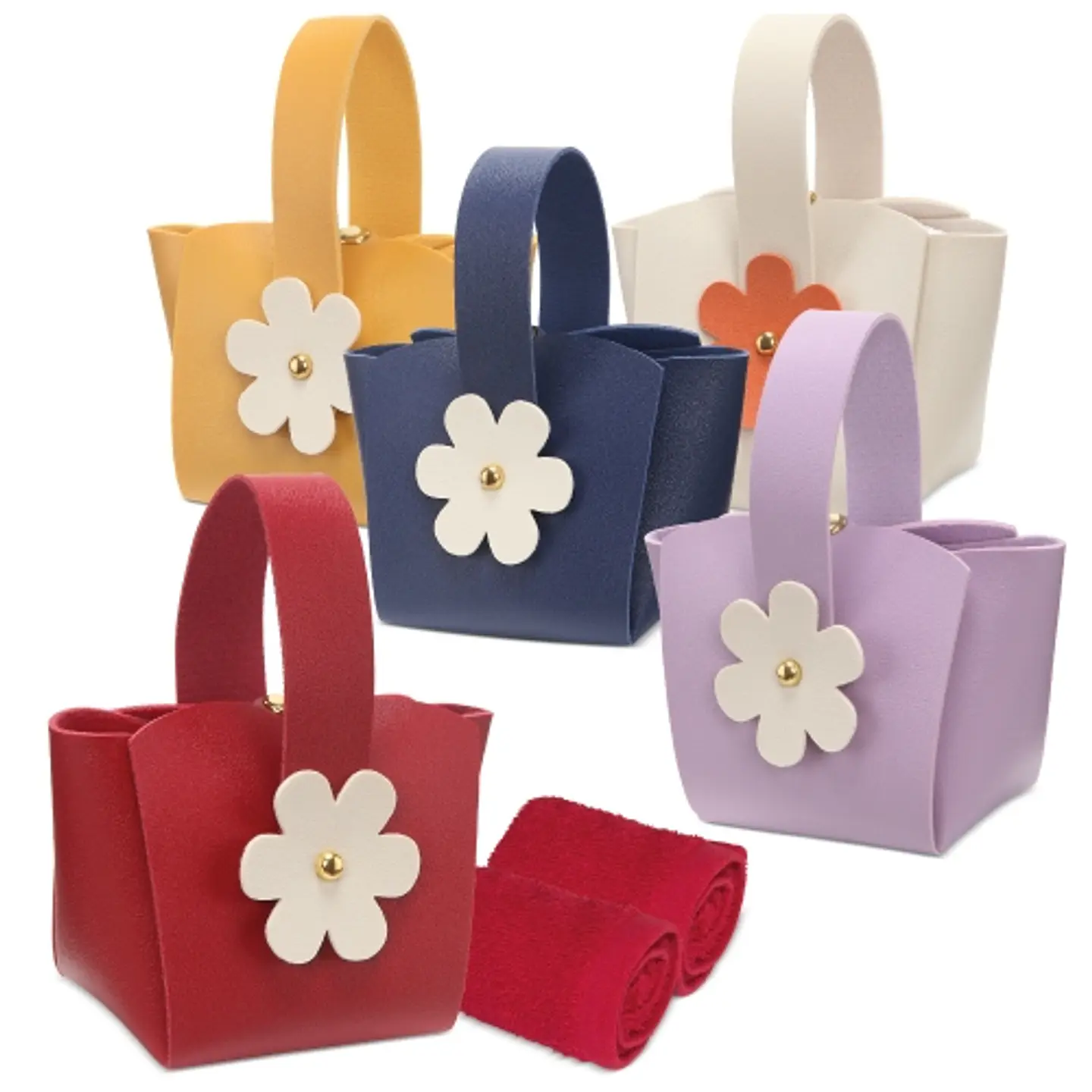 SET 5 SACOLAS COM TOALHA 