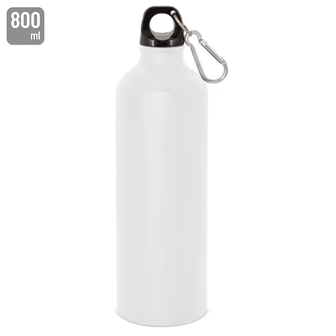 GARRAFA DE ALUMÍNIO COM MOSQUETÃO 800ml "TUAREG"