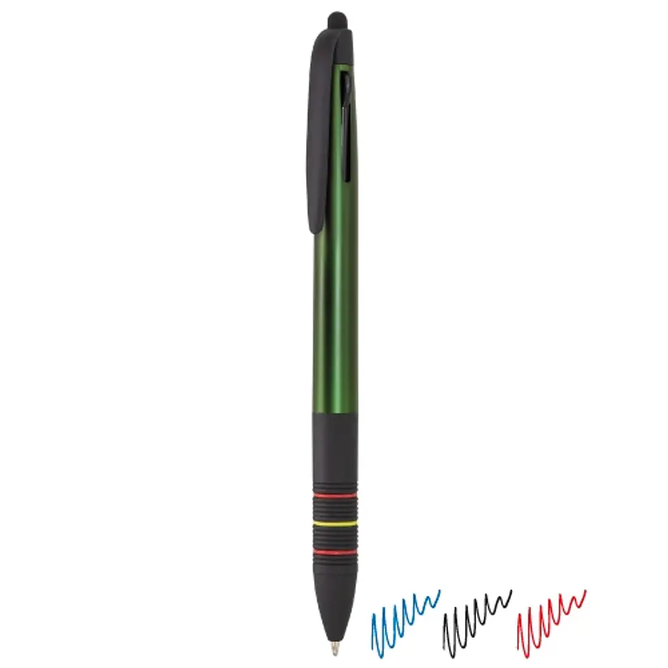 CANETA PONTEIRA 3 CORES BANDEIRA 