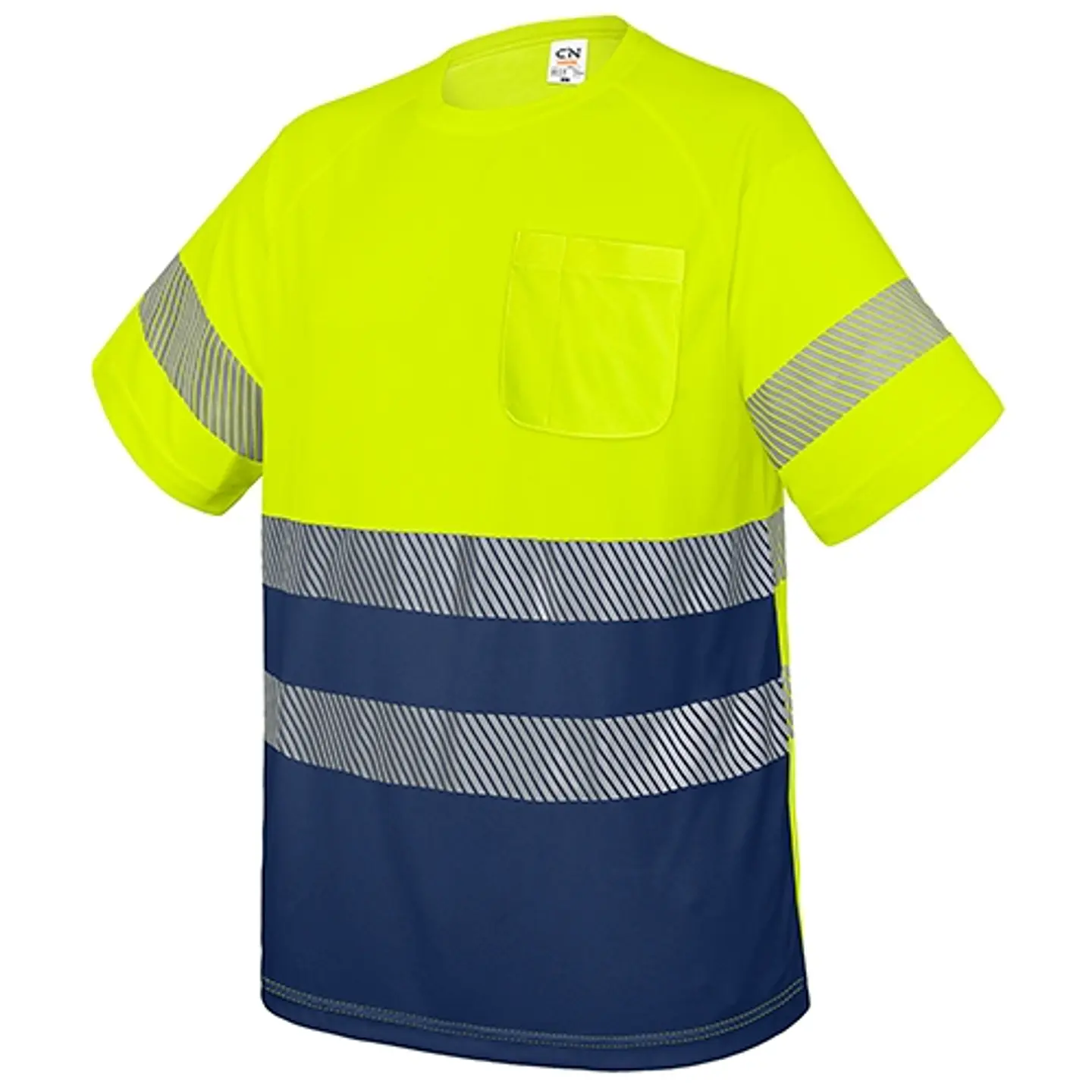 T-SHIRT COM BOLSO E FAIXAS REFLETORAS ELÁSTICAS “QVO” — 10947 2