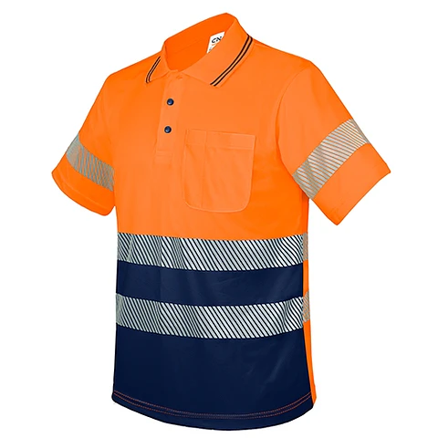 POLO COM BOLSO E FAIXAS REFLETORAS ELÁSTICAS  “QVO”