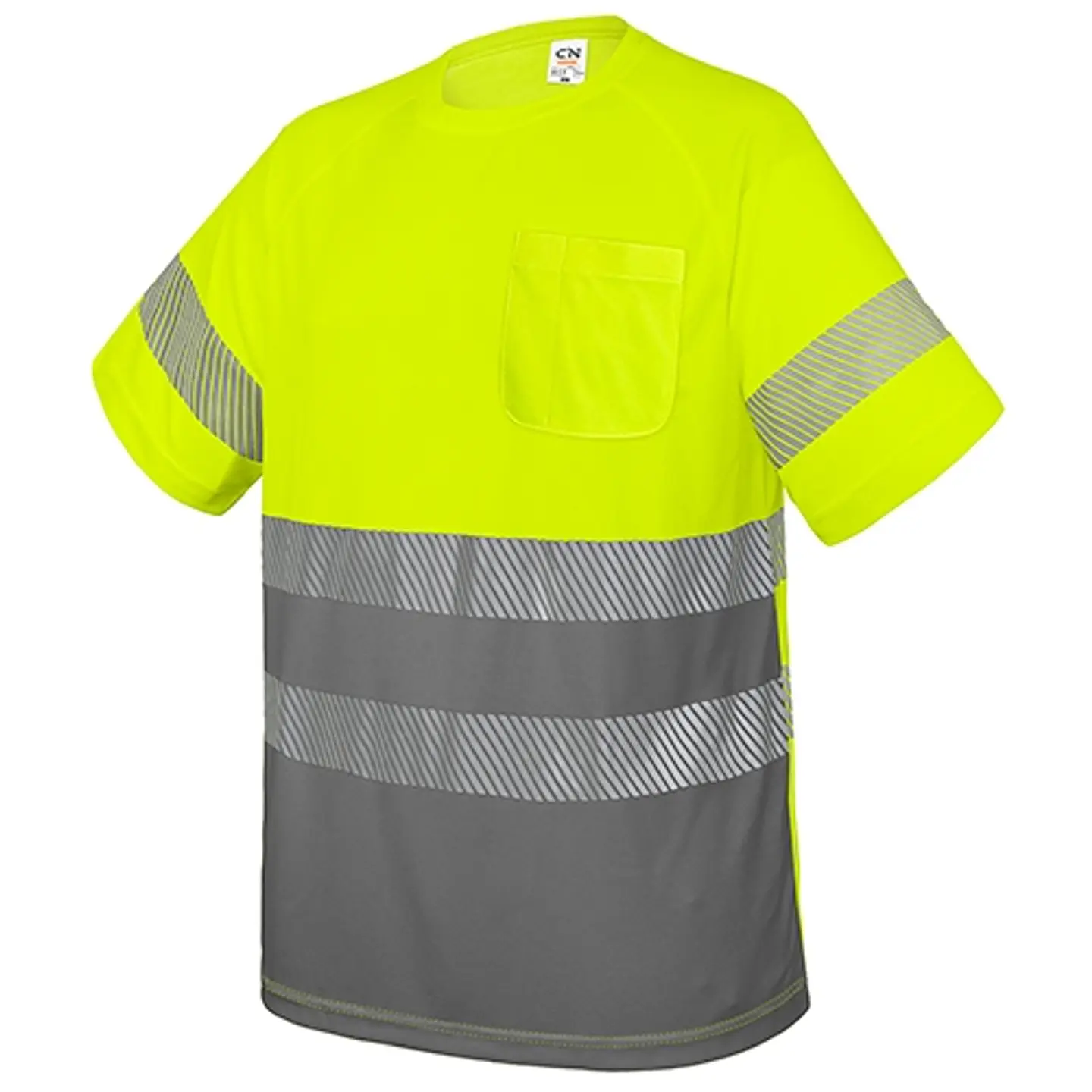 T-SHIRT COM BOLSO E FAIXAS REFLETORAS ELÁSTICAS “QVO” — 10950 3